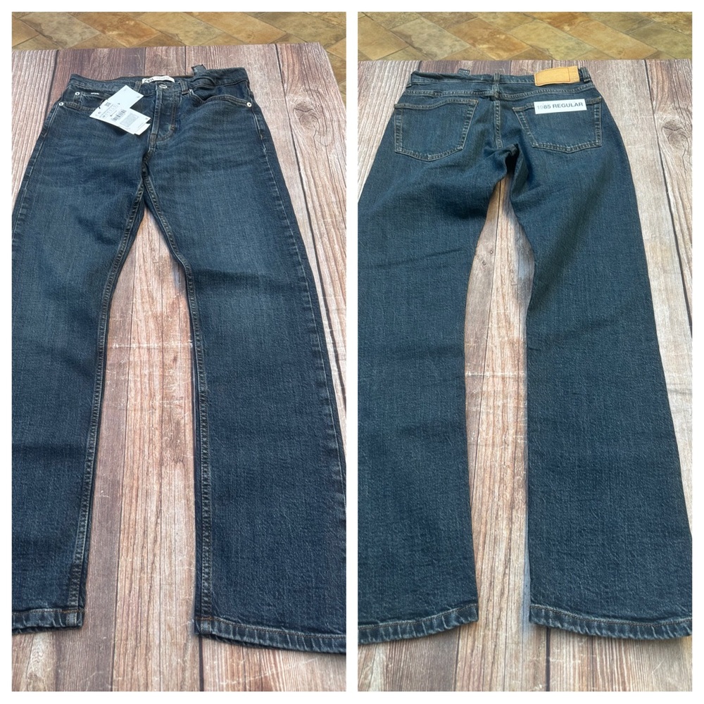 NWT Zara DNWR 1985 Regular jeans size 30
Inseam 31”